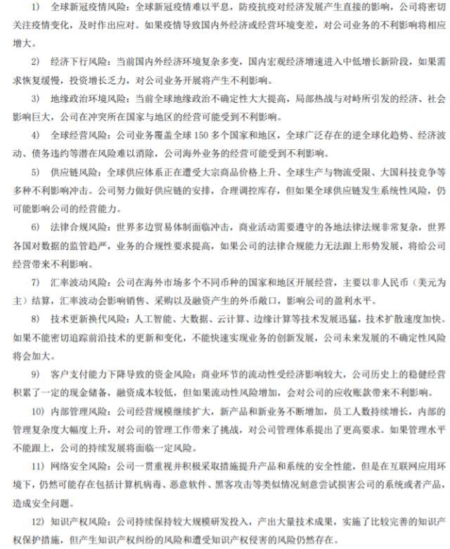 海康威视净利润大增25.51%，顶流基金经理冯柳、张坤却亏惨了，年报超1000字特别提示12大风险-第7张图片-深圳监控安装